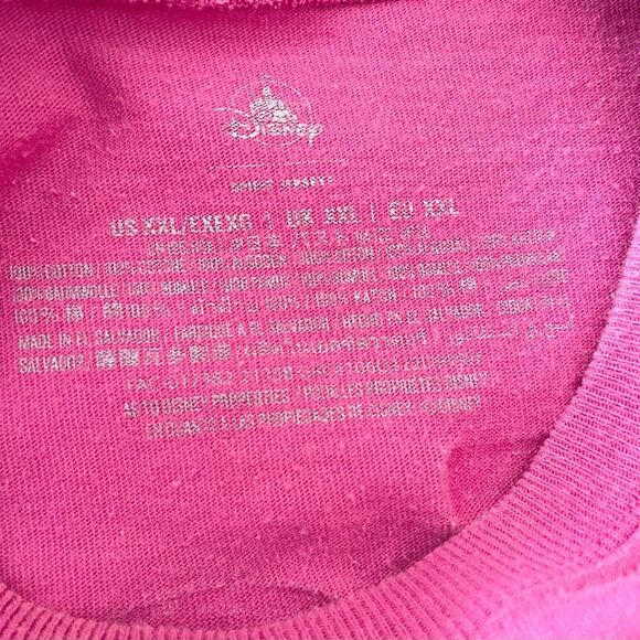 Walt Disney World Parks Pink Spirit Tshirt XXL Shimmer Long Sleeve Knit Top - Picture 8 of 9